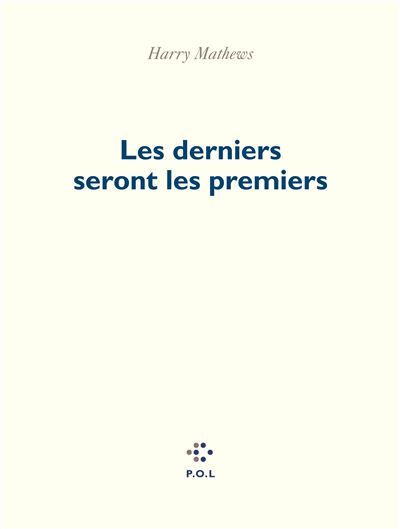 Les derniers seront les premiers Poèmes (1989-2017)