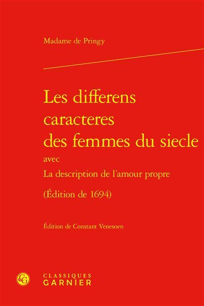 Les differens caracteres des femmes du siecle (Édition de 1694)