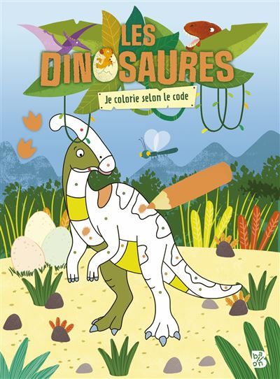 Les dinosaures - Je colorie selon le code