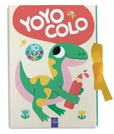 Les dinosaures - Yoyo colo 10 crayons