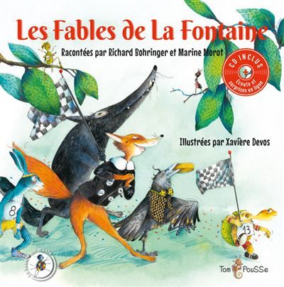 Les Fables de La Fontaine Livre avec 1 CD audio
