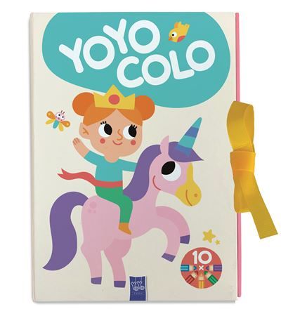 Les fées et les princesses - Yoyo colo + 10 crayons