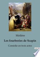 Couverture de Les fourberies de Scapin par Molière Molière