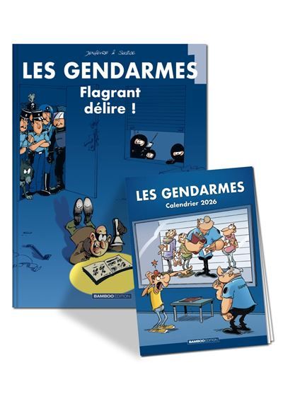 Les Gendarmes - tome 01 + calendrier 2026 offert Flagrant délire - Henri Jenfèvre
