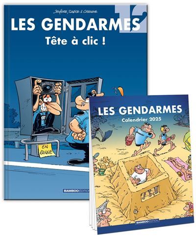 Les Gendarmes - tome 12 + calendrier 2025 offert Tête à clic ! - Henri Jenfèvre