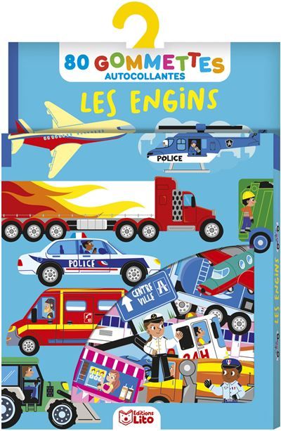 Les gommettes les engins -