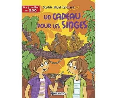 Les jumelles au zoo : Un cadeau pour les singes
