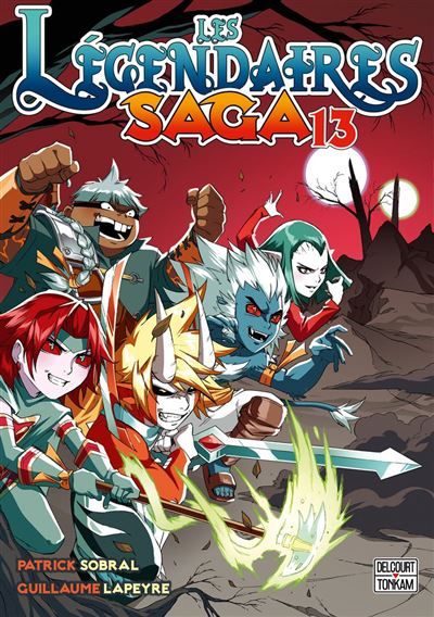 Couverture de Les Légendaires - Saga T13 par Patrick Sobral