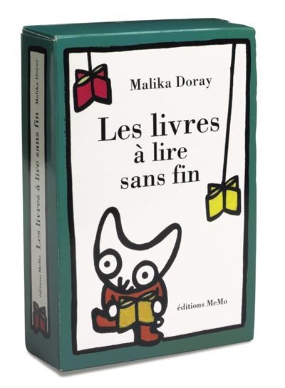 Les livres a lire sans fin 5 livres pliés dans un étui