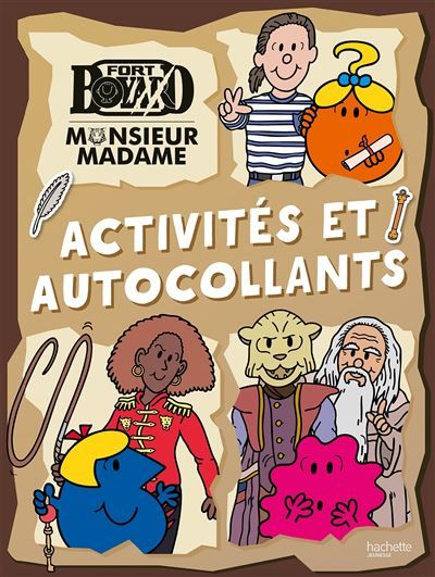 Les Monsieur Madame à Fort Boyard - Activités et autocollants