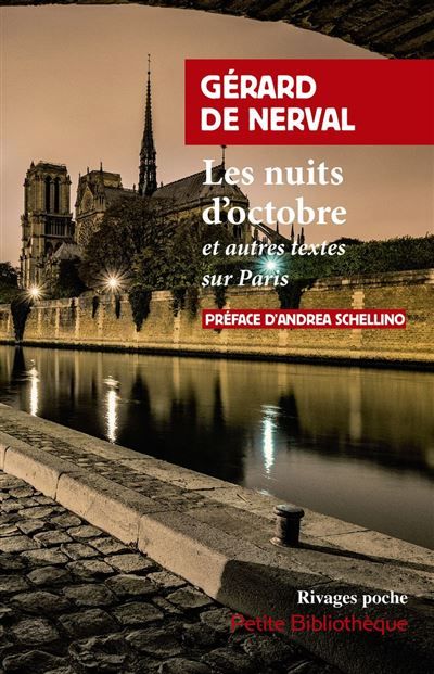 Couverture de Les nuits d'octobre et autres écrits sur Paris par Gérard de Nerval