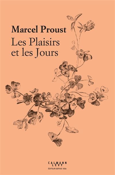 Couverture de Les Plaisirs et les Jours par Marcel Proust