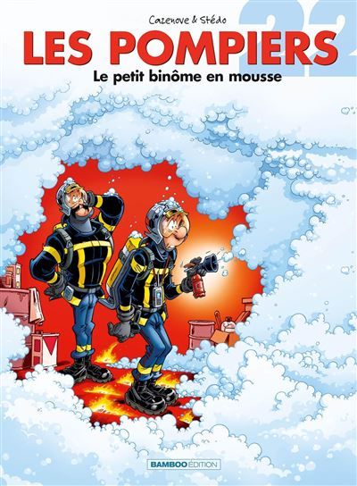 Les Pompiers - tome 22 Le petit binôme en mousse -  Stédo