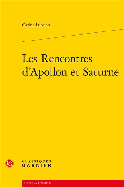 Les Rencontres d'Apollon et Saturne