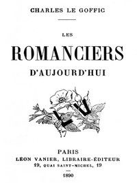 Les Romanciers d'Aujourd'hui