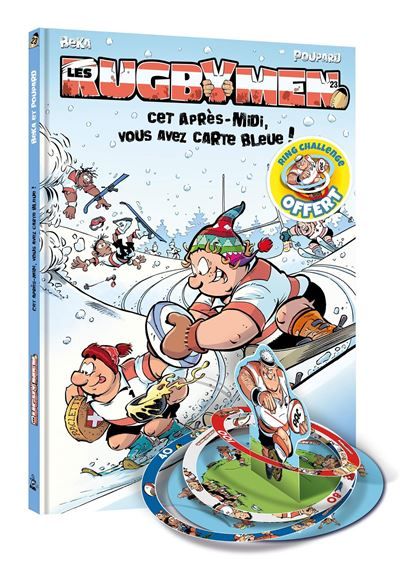 Les Rugbymen - tome 23 + ring challenge Cet après-midi, vous avez carte bleue !