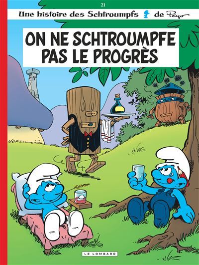 Les Schtroumpfs Lombard - Tome 21 - On ne schtroumpfe pas le progrès - Ludo Borecki