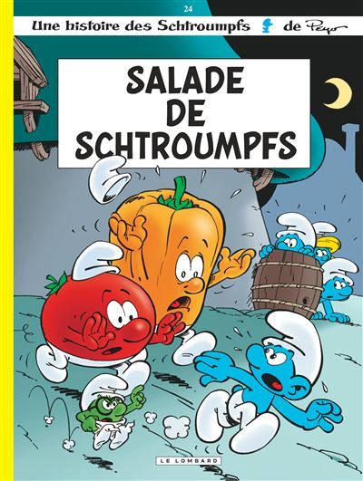 Les Schtroumpfs Lombard - Tome 24 - Salade de Schtroumpfs - Ludo Borecki
