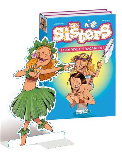 Les Sisters - Poche - écrin été - t01 et t02 - silhouette+stickers panini offerts Exposé grandeur nature