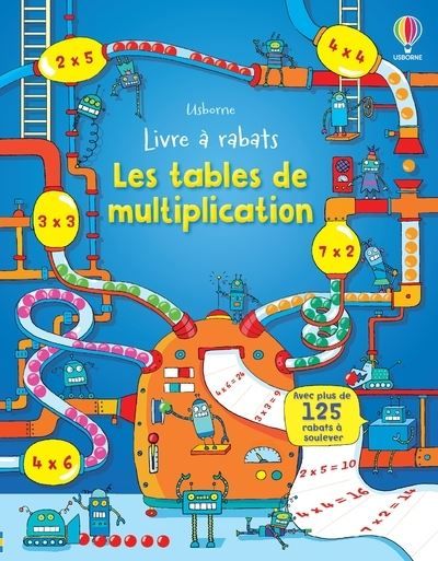 Les tables de multiplication - Livre à rabats