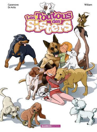 Couverture de Les toutous des sisters par Christophe Cazenove
