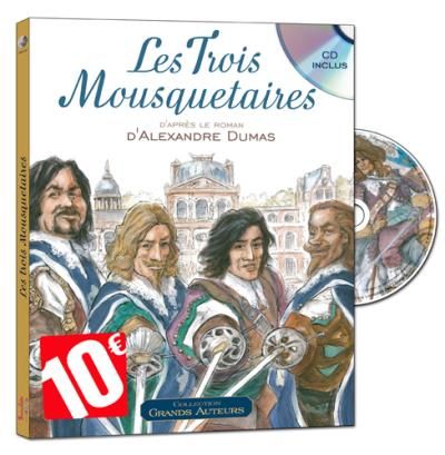 Les trois mousquetaires Livre avec CD audio