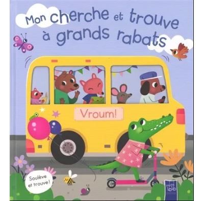 Les véhicules - Mon cherche et trouve à grands rabats