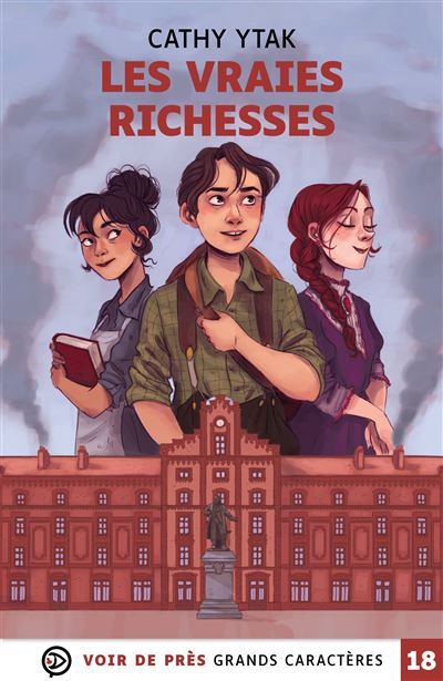 Couverture de Les vraies richesses Grands caractères, édition accessible pour les malvoyants par Cathy Ytak