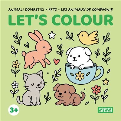 Let's colour - Les animaux de compagnie