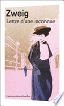 Couverture de Lettre d’une inconnue par Stefan Zweig
