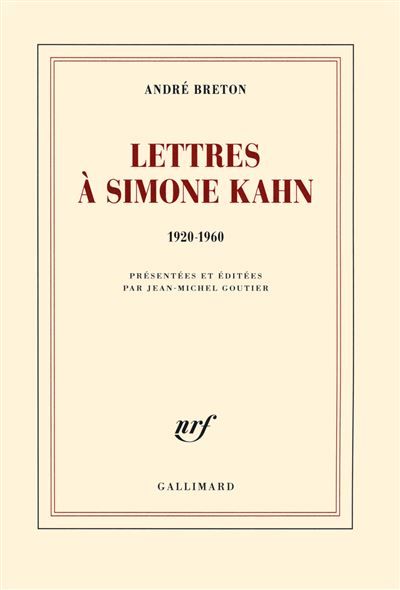 Lettres à Simone Kahn (1920-1960)