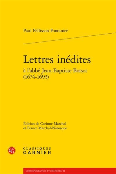 Lettres inédites 1674-1693