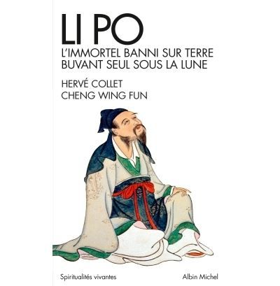 Li Po L'immortel banni sur terre buvant seul sous la lune