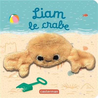 Liam le crabe Livre marionnette pour bébé - dès 3 mois