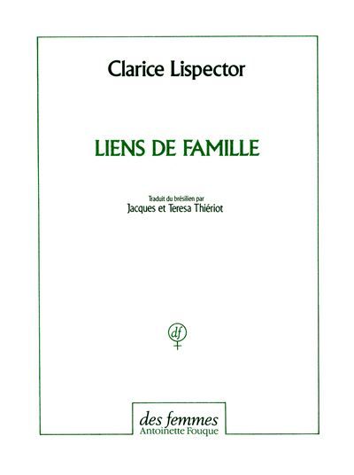 Liens de famille Contes et nouvelles