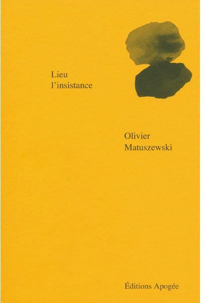 Lieu l'insistance