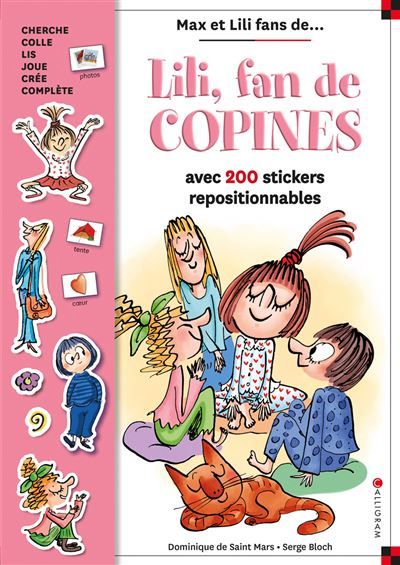 Lili, fan de copines Livre stickers -  SERGE BLOCH