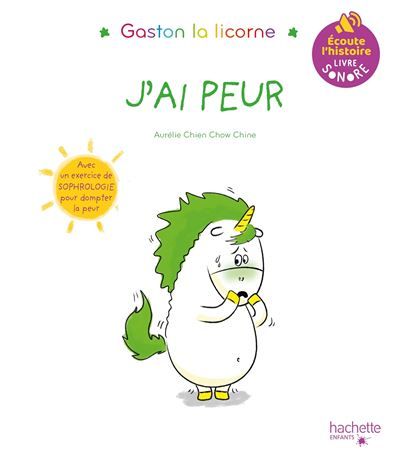 Livre son - Les émotions de Gaston - J'ai peur livre son