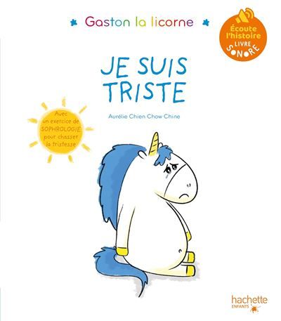 Livre son - Les émotions de Gaston - Je suis triste