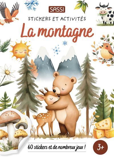 Livres d'activités. La montagne