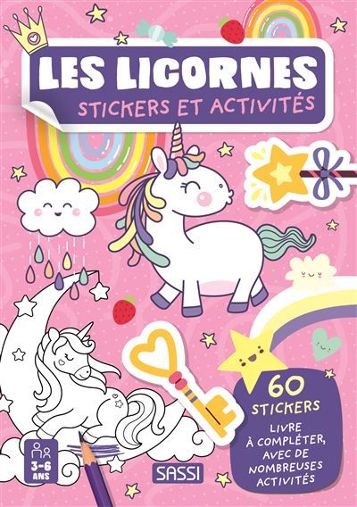 Livres d'activités - Les licornes