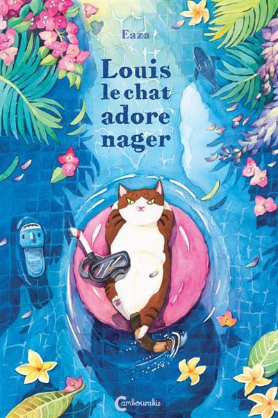 Louis le chat adore nager
