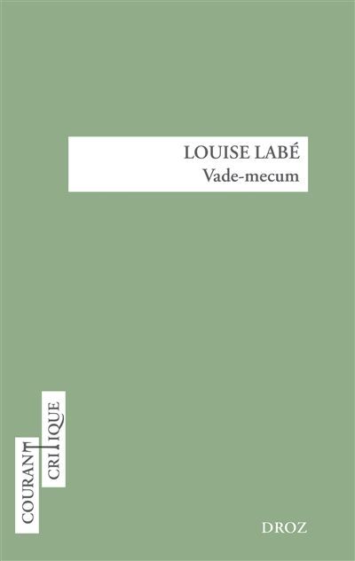 Louise labé. vade-mecum