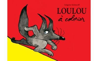 Loulou a colorier A colorier