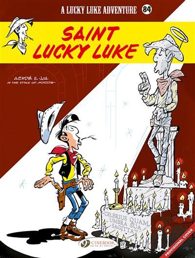 Couverture de Lucky Luke Vol. 84 - Saint Lucky Luke par Achdé Achdé