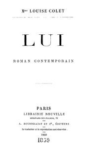 Lui: Roman contemporain