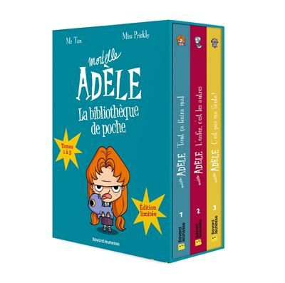 Ma bibliothèque Mortelle Adèle : Coffret des tomes 1 à 3 Petit, mais mortel ! -  Miss Prickly