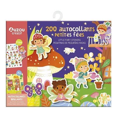 Ma pochette d'artiste - 200 autocollants brillants petites fées -
