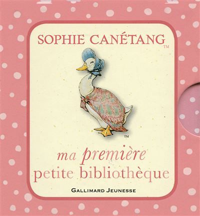 Ma première petite bibliothèque Sophie Canétang 4 volumes