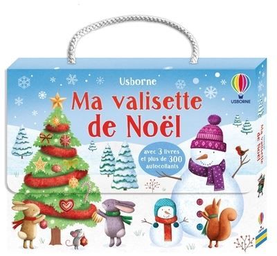 Ma valisette de Noël - Ma valisette d'activités - Dès 3 ans + autocollants + gommettes + sticker